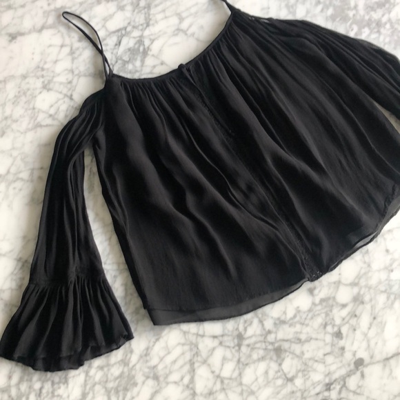 Zara Open Shoulder Top - Picture 2 of 6